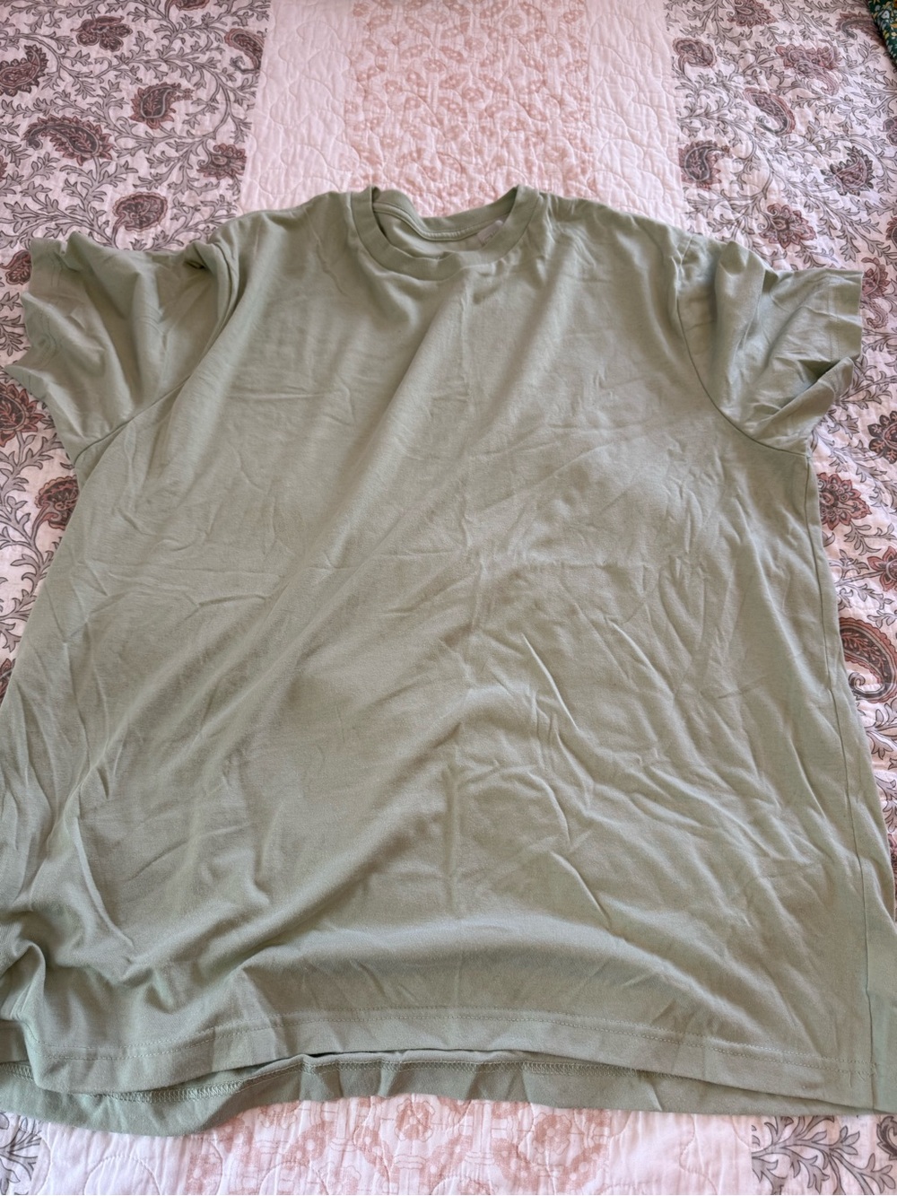 George Sage Green Short Sleeve Crew Neck Tee